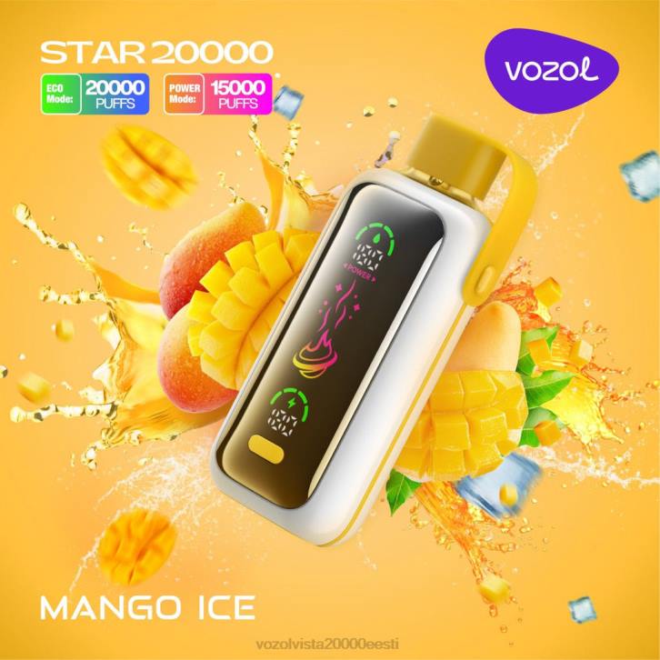 VOZOL STAR 20 000 8B8813 mango jää Vozol Vape Wholesale