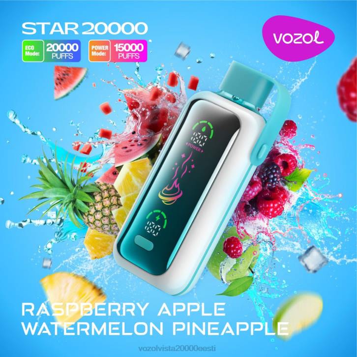 VOZOL STAR 20 000 8B8818 vaarikas õun arbuus ananass Vozol Vape Price