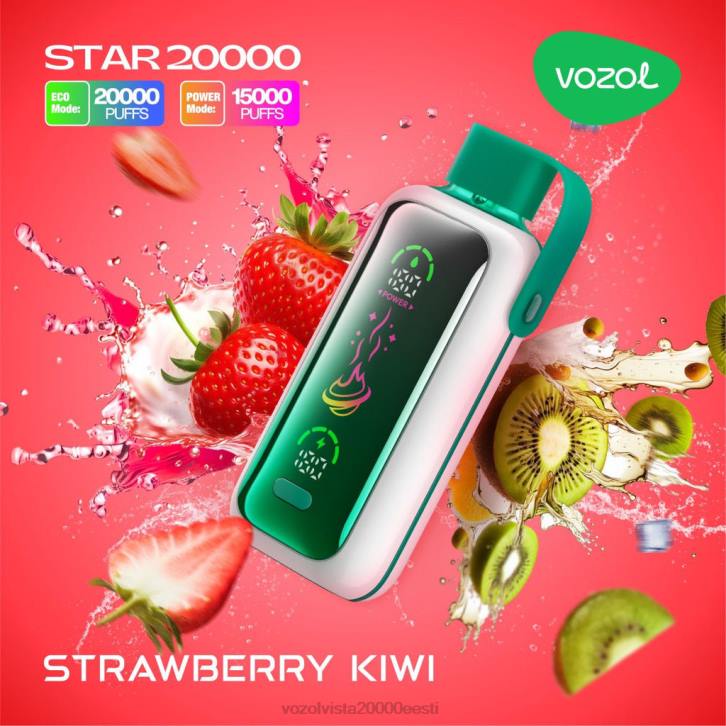 VOZOL STAR 20 000 8B8820 maasika kiivi Vozol Vape Wholesale