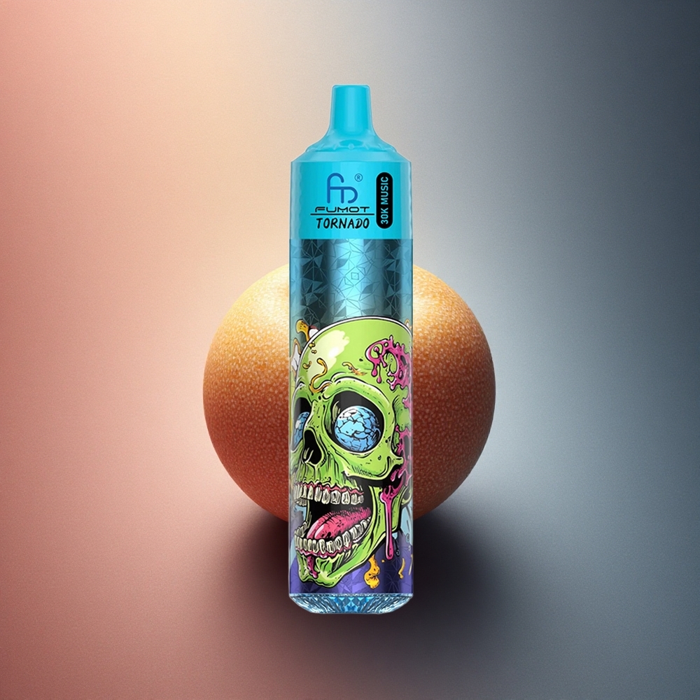 Fumot Randm Tornado 30000 Puffs Must Jää 30mL 5% nikotiini 600mAh