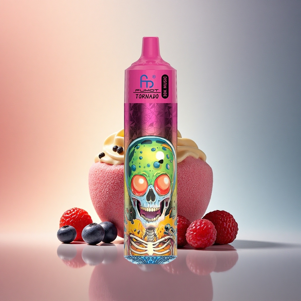 Fumot Randm Tornado 30000 Puffs Mustika-Marja-Vaarikajäätis 600mAh 5% nikotiini