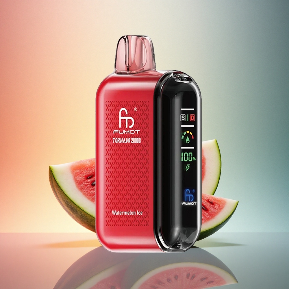 Fumot Tornado 20000 Puffs Arbuusi Jää Dual Mesh 850mAh 2% Nikotiini