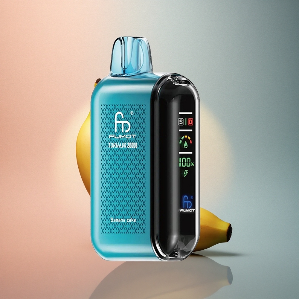Fumot Tornado 20000 Puffs Banaanikook Dual Mesh Coil 850mAh