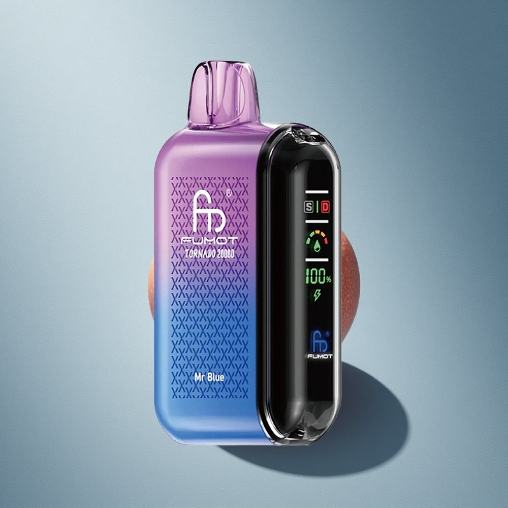 Fumot Tornado 20000 Puffs Hr Sinine Dual Mesh Coil 850mAh