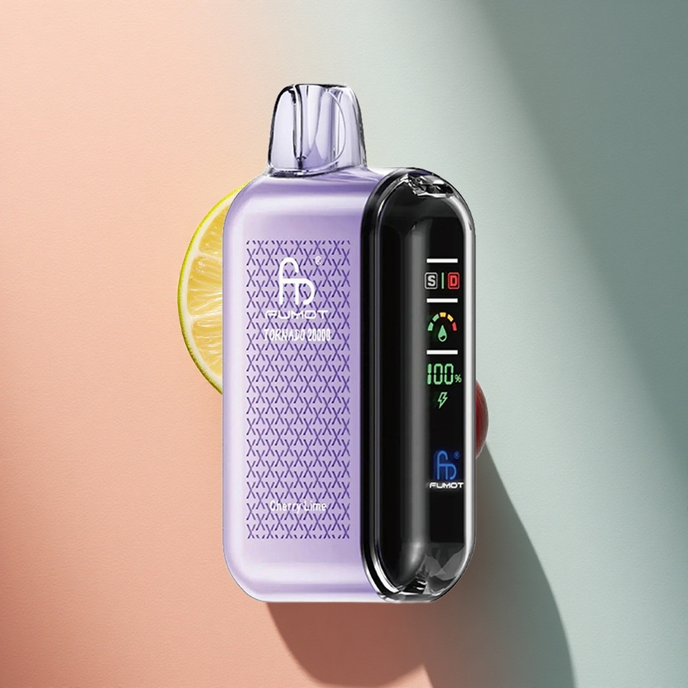 Fumot Tornado 20000 Puffs Kirsilimu Dual Mesh Coil 850mAh