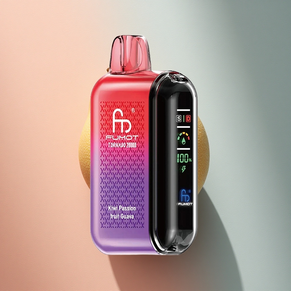 Fumot Tornado 20000 Puffs Kivi-Maracuja-Guava Dual Mesh Coil 850mAh