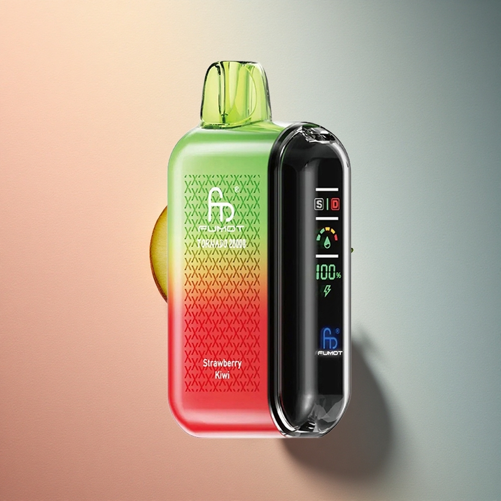 Fumot Tornado 20000 Puffs Maasika-Kiivi 20ml 850mAh 2% Nikotiini