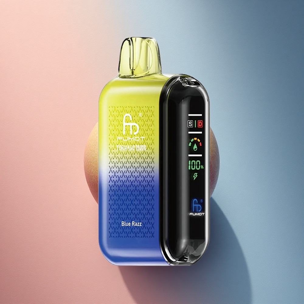 Fumot Tornado 20000 Puffs Sinised Vaarikad Dual Mesh Coil 850mAh