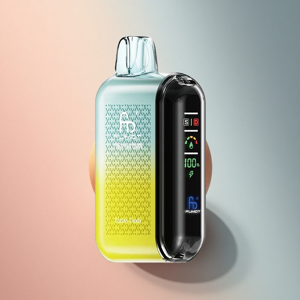 Fumot Tornado 20000 Puffs Suhkrustang 20ml Vedelikuga 850mAh