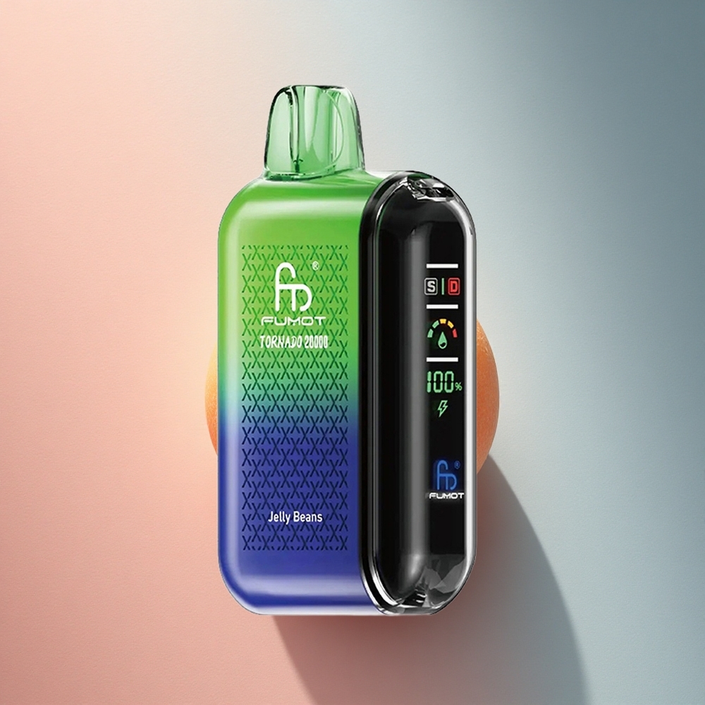 Fumot Tornado 20000 Puffs Tornado Kahekordse Võrkkudega 850mAh 20ml Nikotiiniga Geelipallid