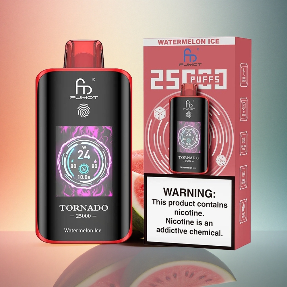 Fumot Tornado 25000 Puffs Arbuusi Jää 700mAh 20ml Nikotiin