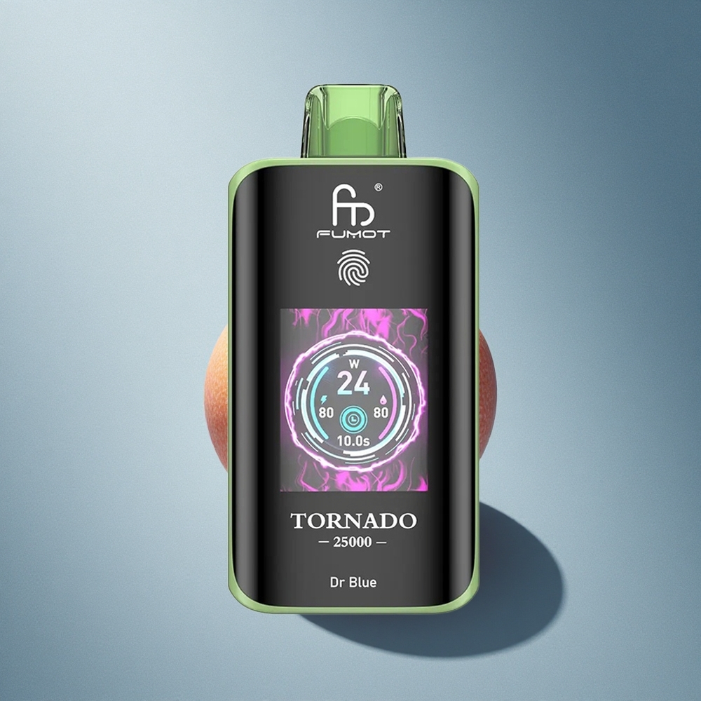 Fumot Tornado 25000 Puffs Dr Sinine HD Ekraan 700mAh 20ml Nikotiin