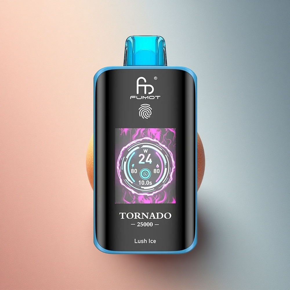 Fumot Tornado 25000 Puffs Jäine Ekraan 700mAh 20ml Nikotiin