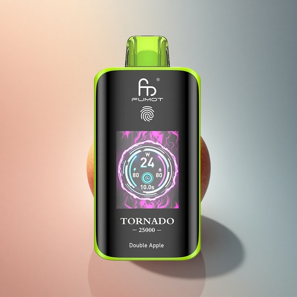 Fumot Tornado 25000 Puffs Kaheõunaline HD Ekraaniga 700mAh 20ml Nikotiiniga