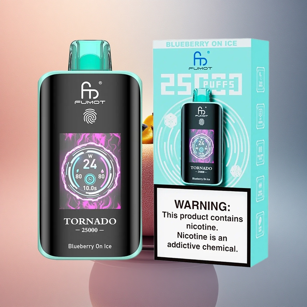 Fumot Tornado 25000 Puffs Mustikas Jäädel 700mAh 20ml Nikotiin