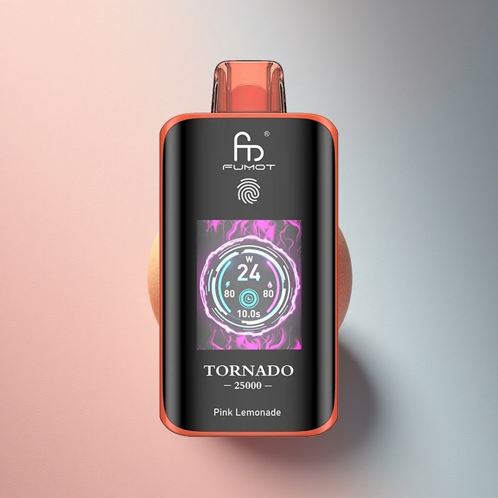 Fumot Tornado 25000 Puffs Roosa sidrunimahl 700mAh 20ml nikotiin
