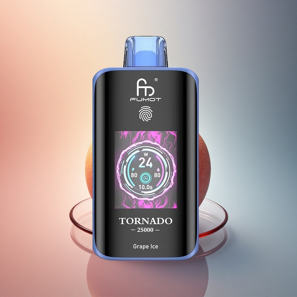 Fumot Tornado 25000 Puffs Viinamäe-Jää 700mAh 20ml Nikotiin