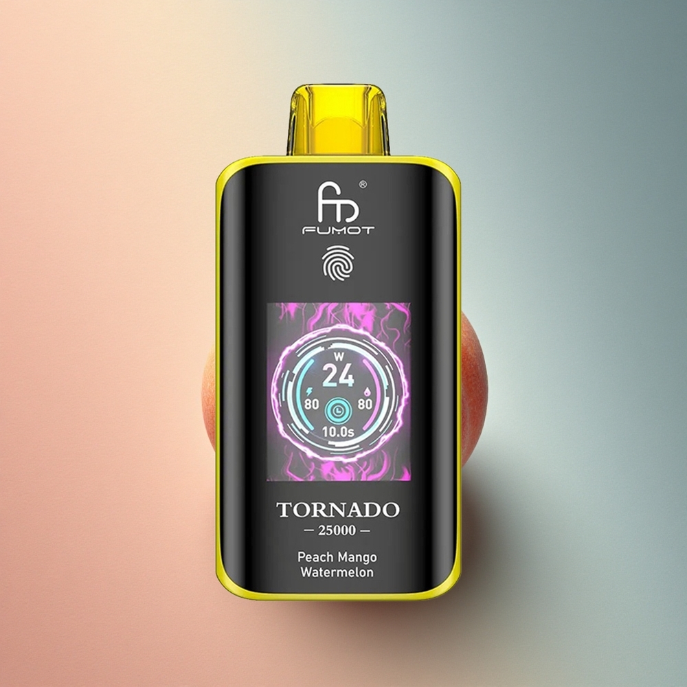 Fumot Tornado 25000 Puffs VirsiVesi-Piipris: 20ml E-vedelik, 700mAh, 0-5% Nikotiini