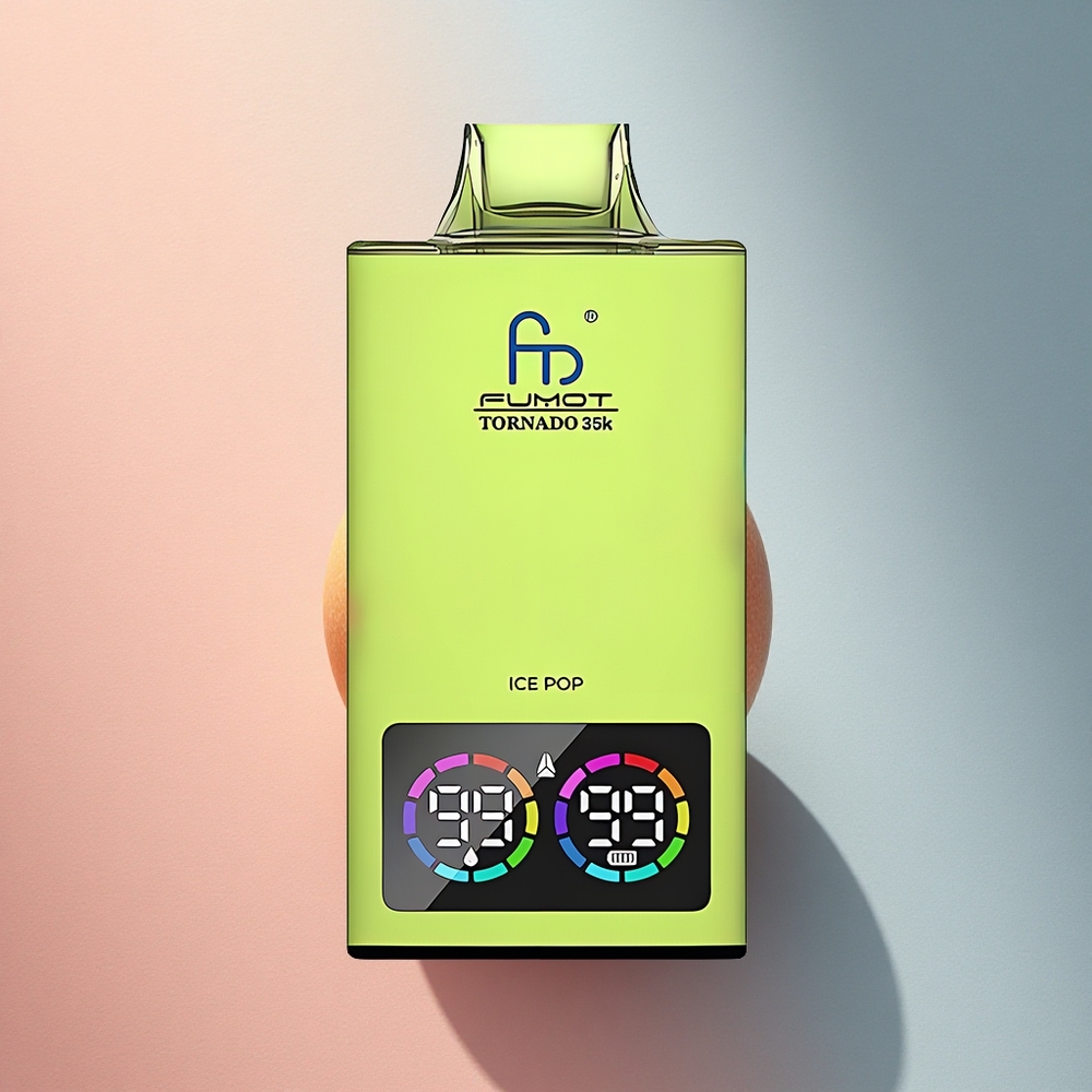 Fumot Tornado 35000 Puffs Jääpurik Kahekordse Võrguga Kiirlaadimine 700mAh