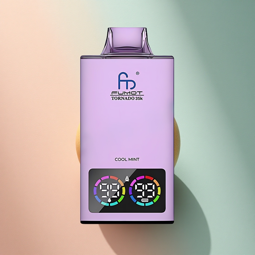 Fumot Tornado 35000 Puffs Jahe Menta Dual Mesh Koil 700mAh