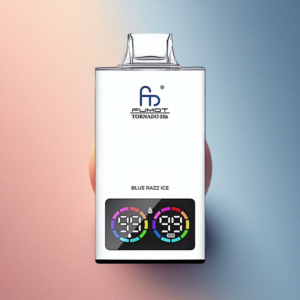 Fumot Tornado 35000 Puffs Sinine Vaarikajää Kahekordse Võrgustikuga 15ml 700mAh