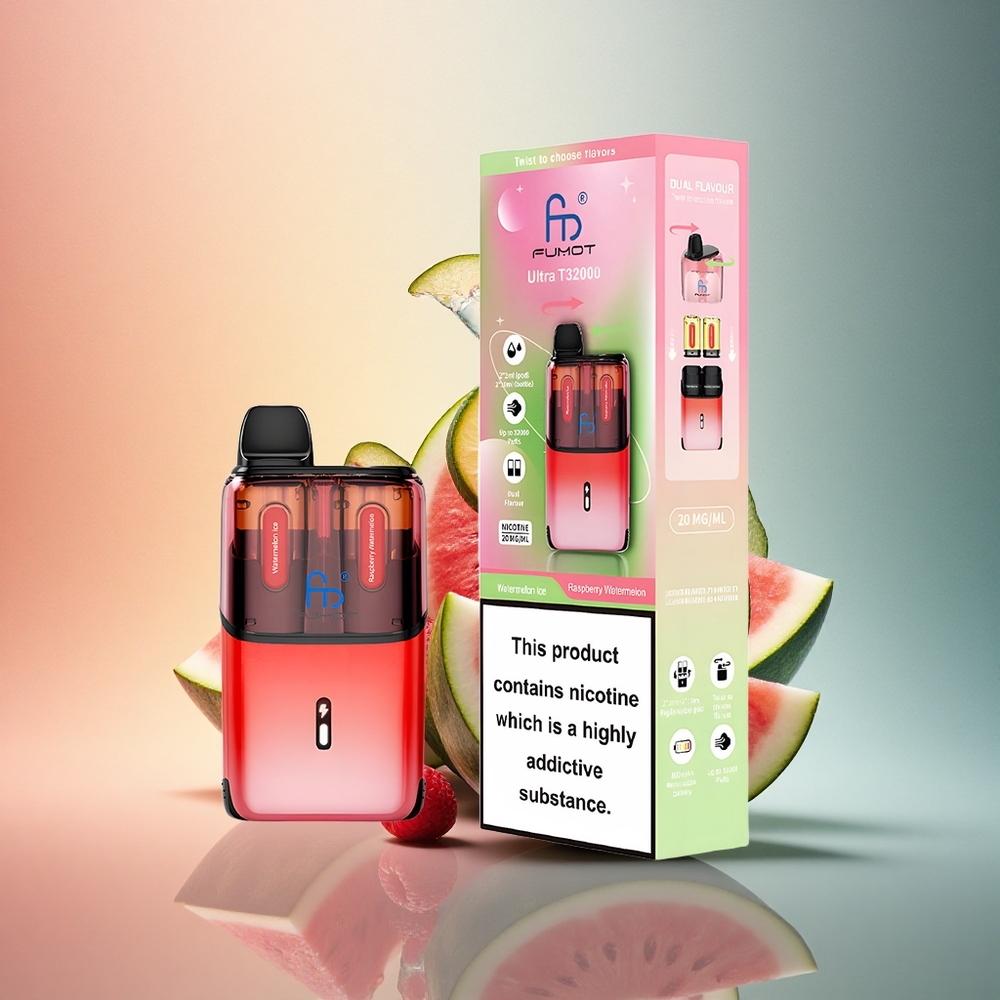 Fumot Ultra T32000 Puffs Arbuusi-Malina Jää 24ml 800mAh