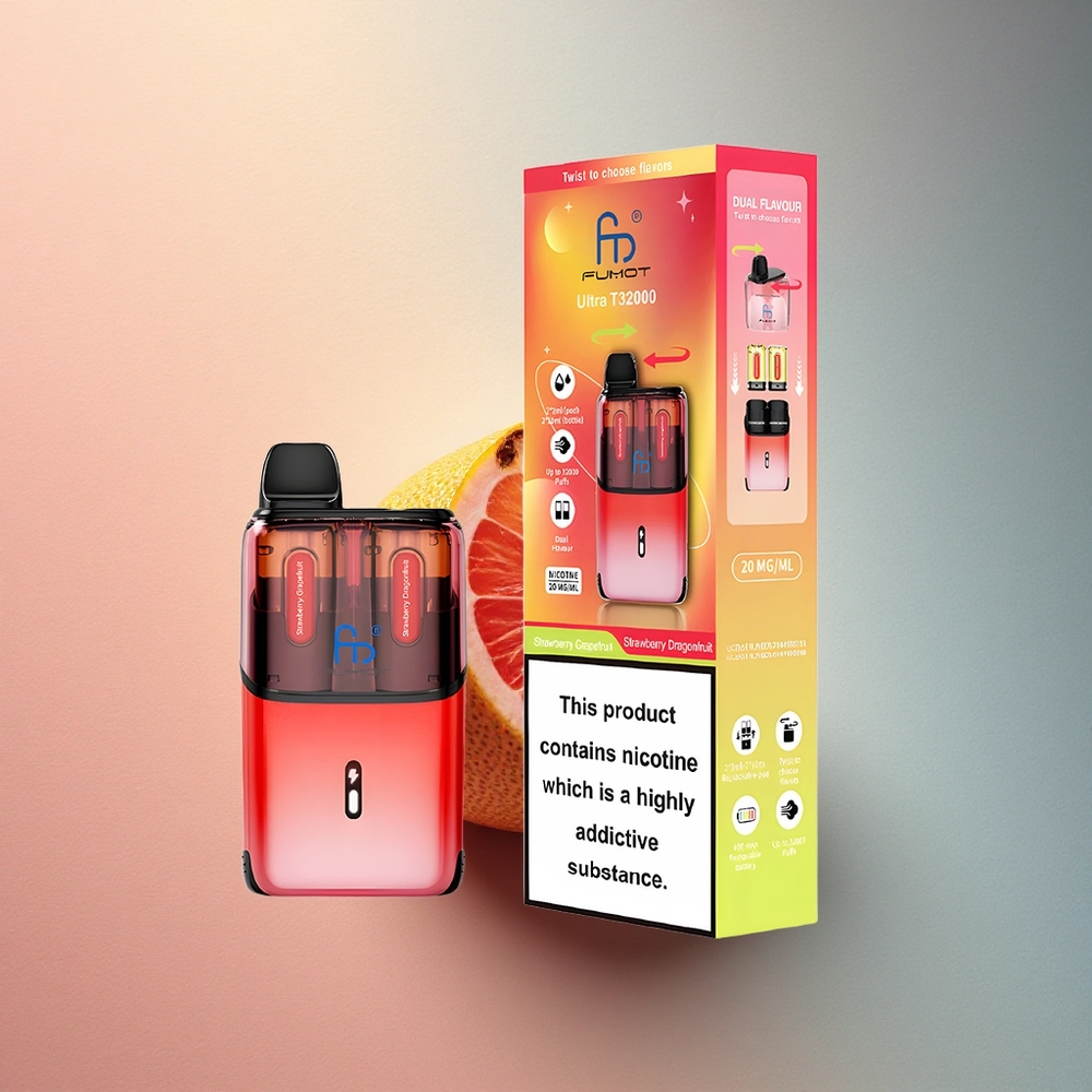 Fumot Ultra T32000 Puffs Maasikas-Draakonpuu 20mg nikotiini 800mAh