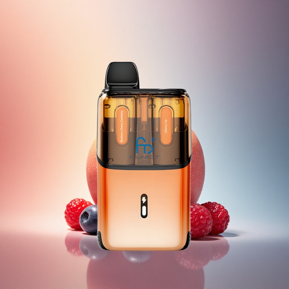 Fumot Ultra T32000 Puffs Mustika-Kirs-Iis Cherry Ice 800mAh 24ml 20mg nikotiini