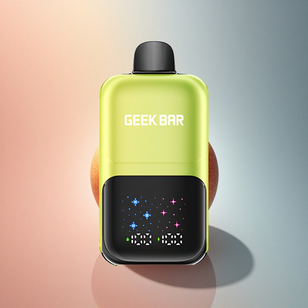 GEEK BAR 2GO 20ml 50000 Puffs Hapu õunajää suurusega ekraaniga, 20ml mahutavusega, 5% nikotiiniga