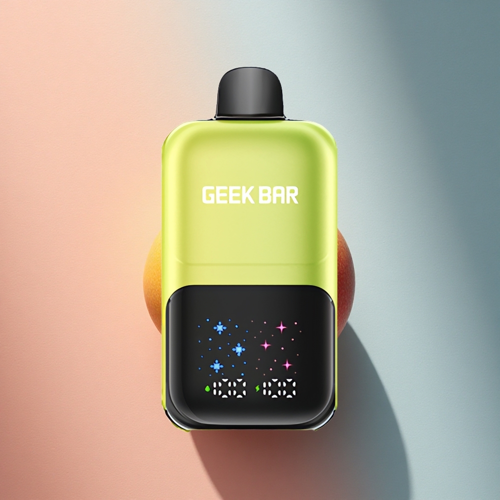 GEEK BAR 2GO 20ml 50000 Puffs Mehhiko Mango Jää Rechargeable 5% Nicotine Dual Tanks