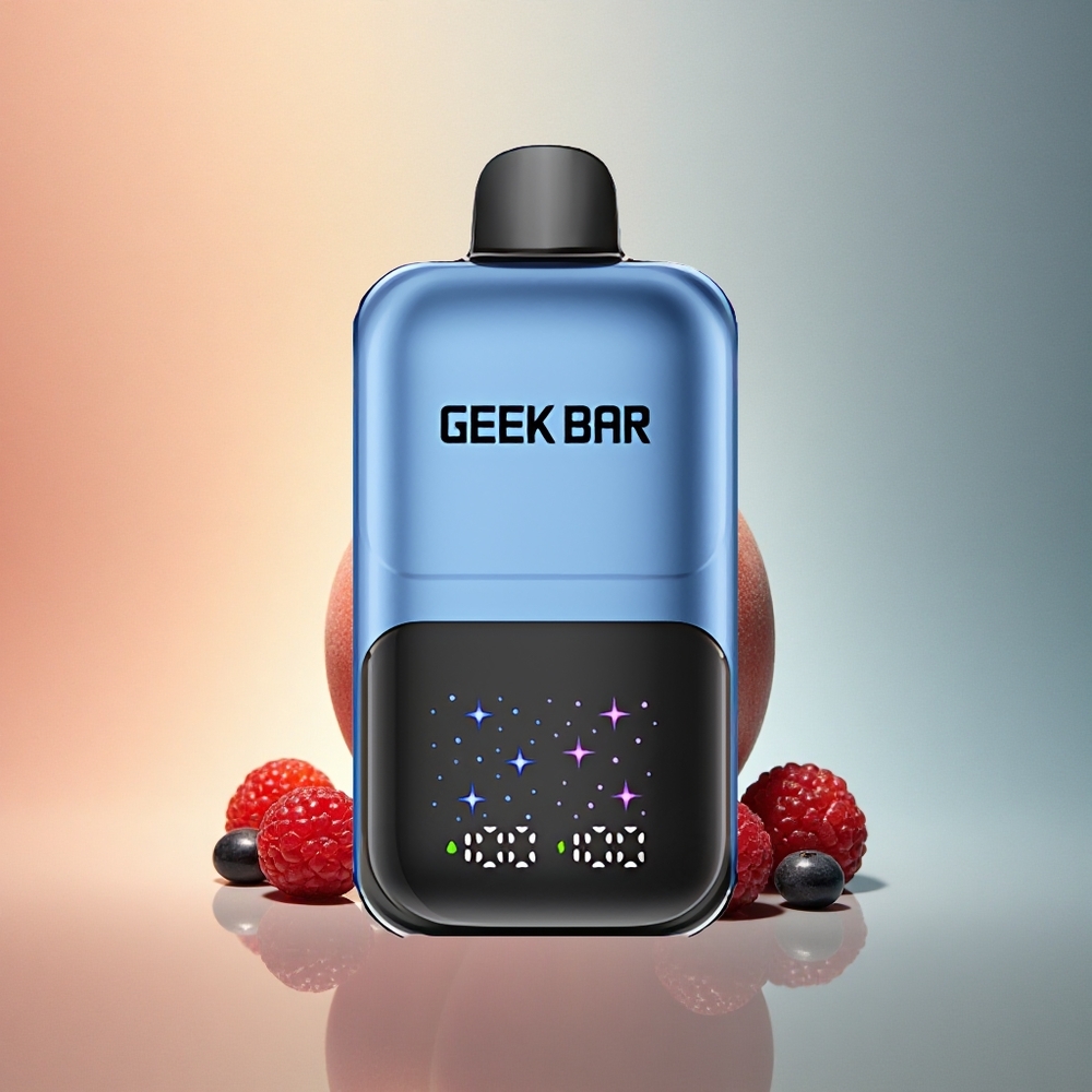 GEEK BAR 2GO 20ml 50000 Puffs Virsi-Marjad Ekraaniga Laaditav Nikotiiniga 20ml