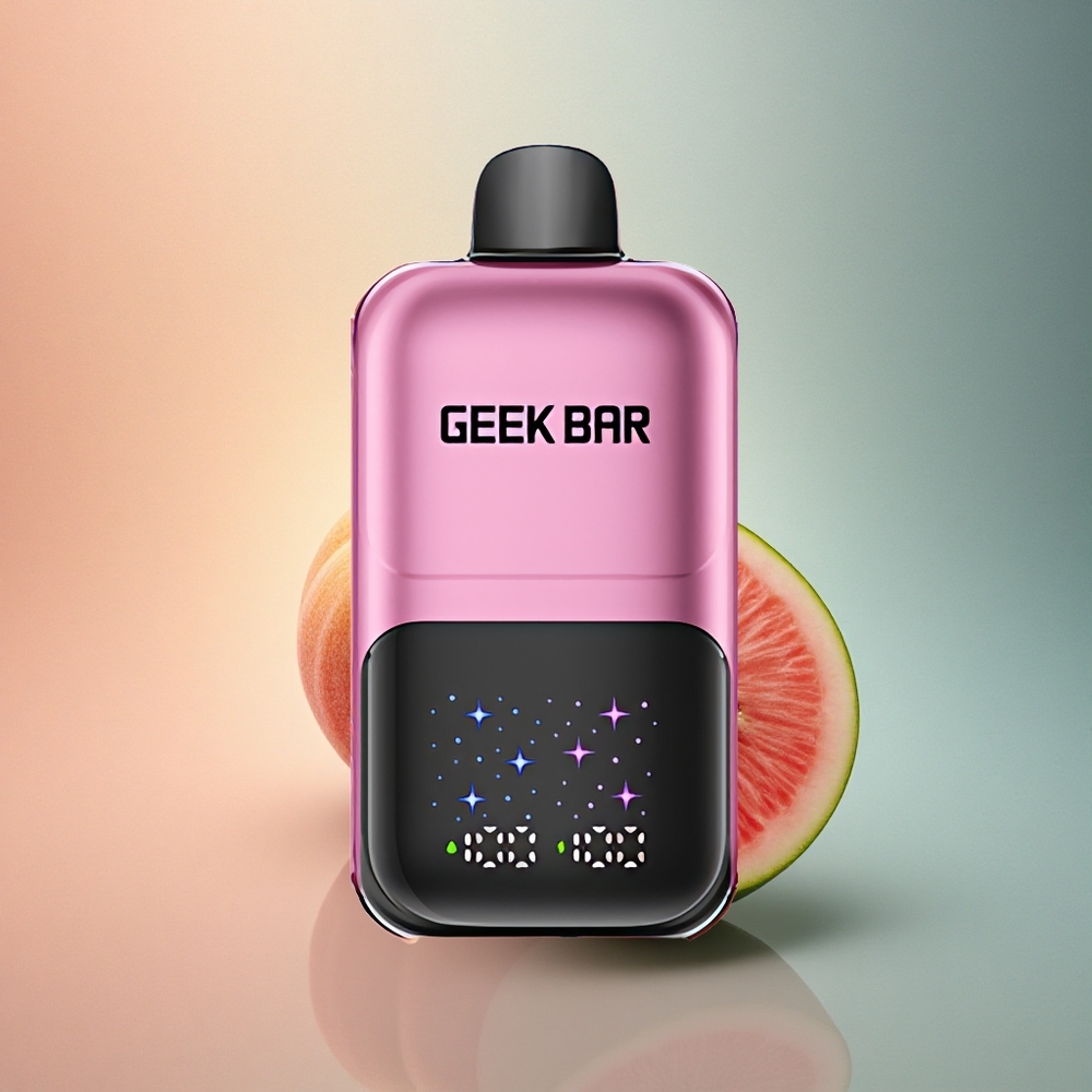GEEK BAR 2GO 20ml 50000 Puffs Virsiin-Magusmelon Akustiline Suur Ekraan 3-Tasemeline Maitseregulatsioon 20mL Nikotiin5%