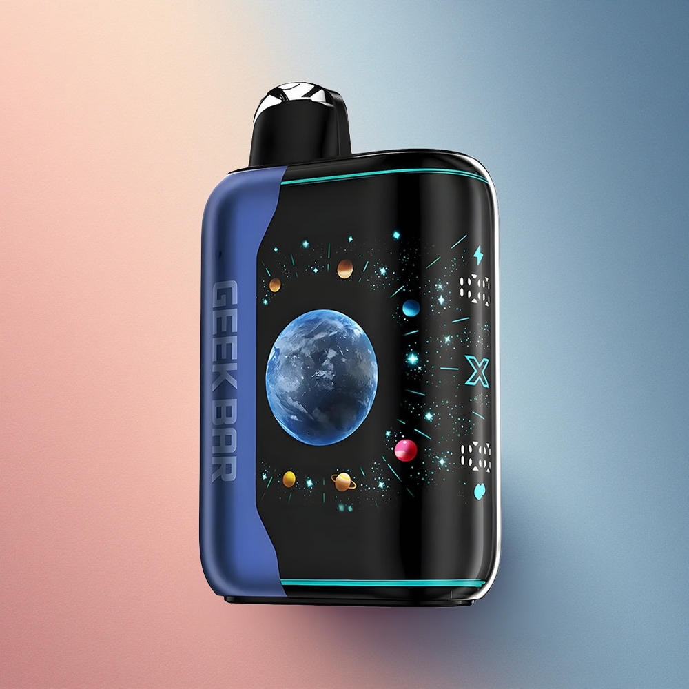 GEEK BAR Platinum Edition 25000 Puffs Sinised Maasikad-Jää Dual Mesh 20mL 2% nikotiini