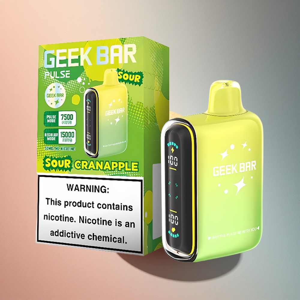 GEEK BAR Pulse 15000 Puffs Hapu Versioon 16ml Nikotiiniga 650mAh