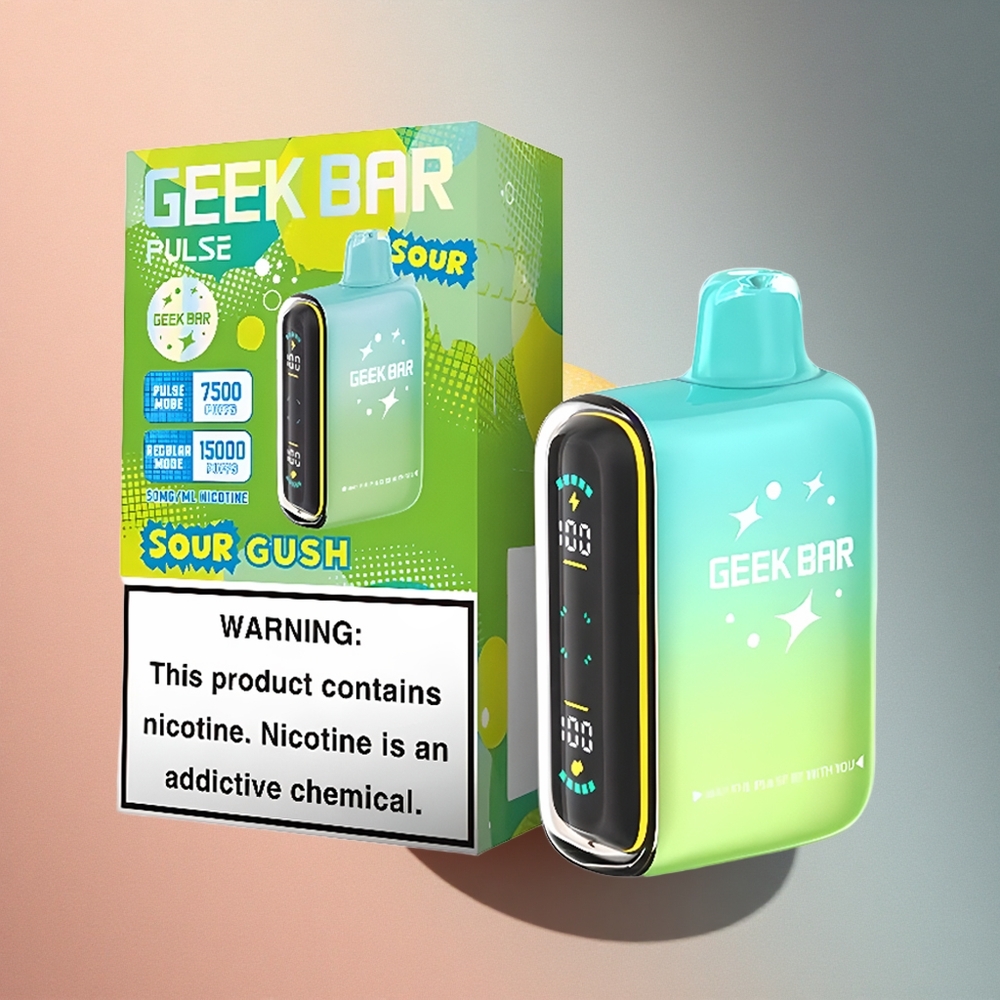 GEEK BAR Pulse 15000 Puffs Hapu Versioon 16ml Nikotiiniga 650mAh