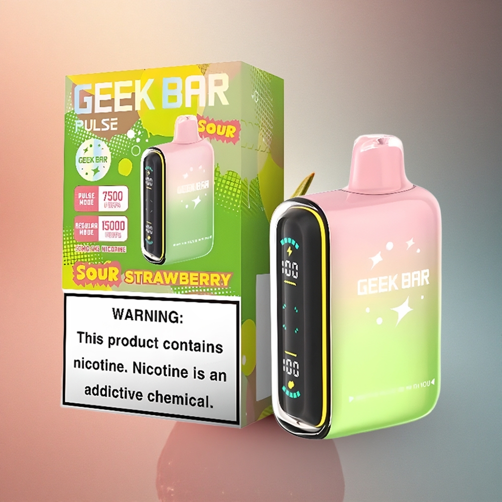 GEEK BAR Pulse 15000 Puffs Hapu Versioon 16ml Nikotiiniga 650mAh