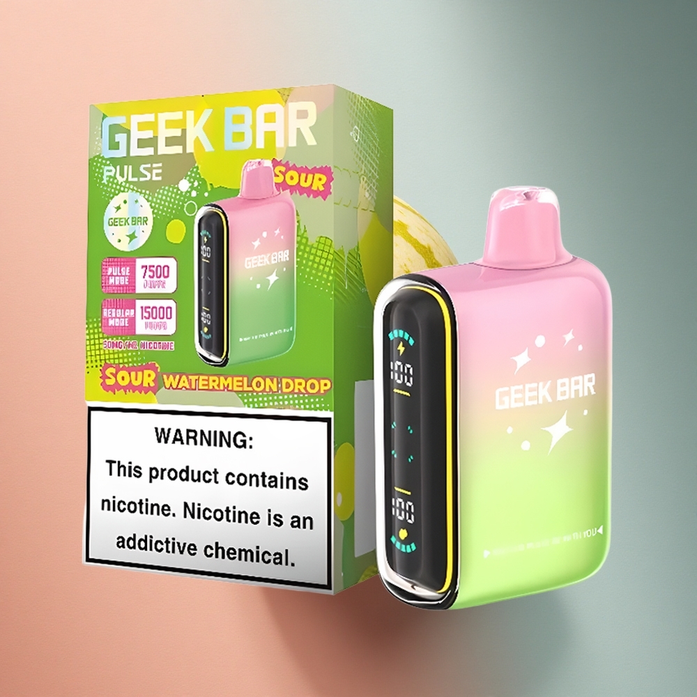 GEEK BAR Pulse 15000 Puffs Hapu Versioon 16ml Nikotiiniga 650mAh