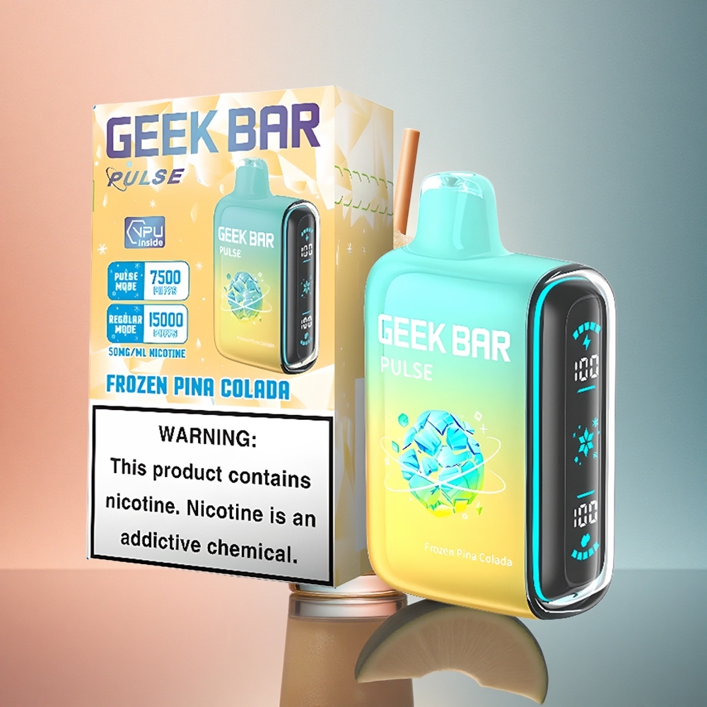 GEEK BAR Pulse 15000 Puffs Külmutatud Väljaanne 16ML Nikotiiniga 650mAh