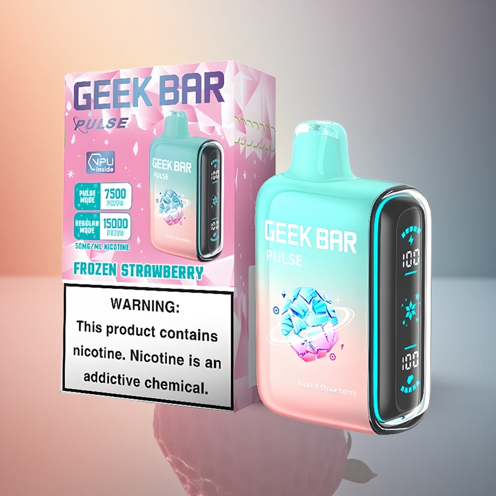 GEEK BAR Pulse 15000 Puffs Külmutatud Väljaanne 16ML Nikotiiniga 650mAh