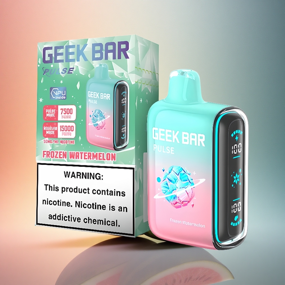 GEEK BAR Pulse 15000 Puffs Külmutatud Väljaanne 16ML Nikotiiniga 650mAh