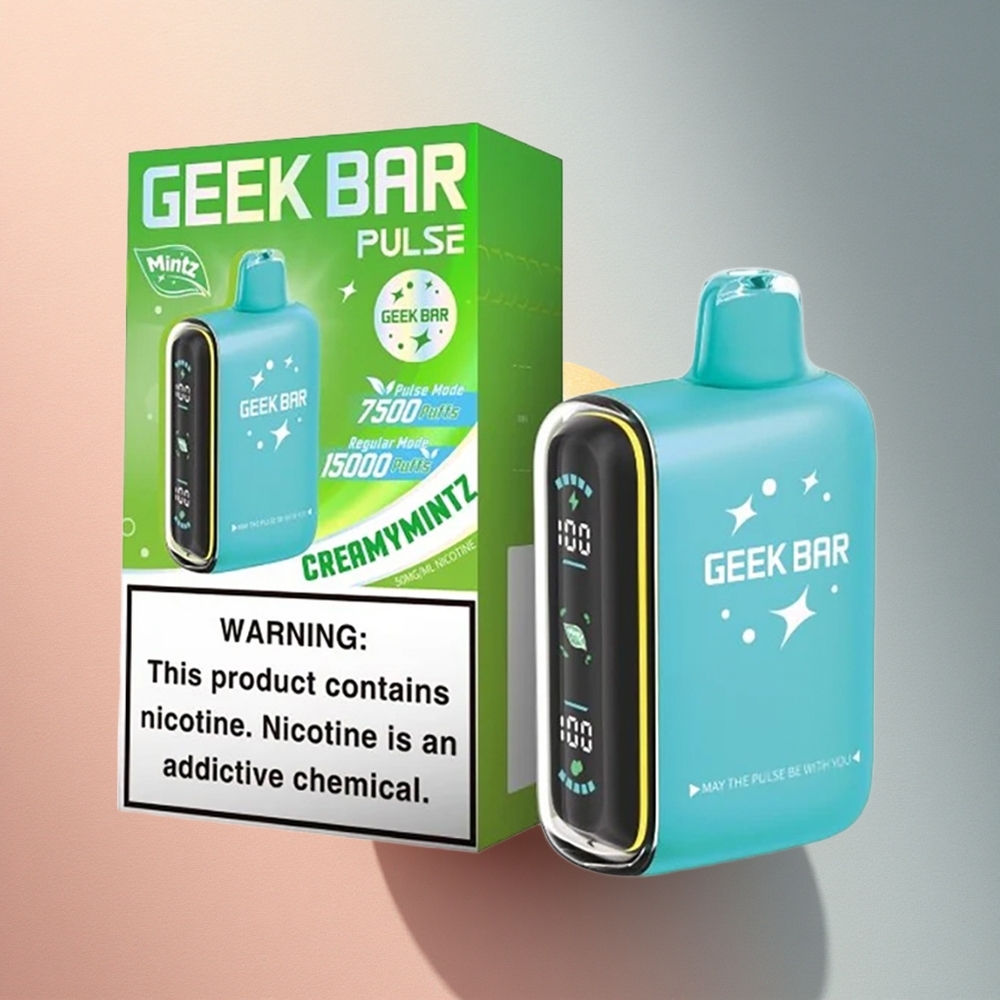 GEEK BAR Pulse 15000 Puffs Mündi Väljaanne 5% nikotiini 650 mAh