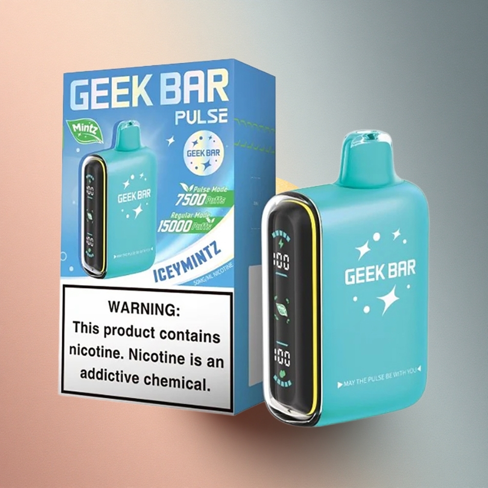 GEEK BAR Pulse 15000 Puffs Mündi Väljaanne 5% nikotiini 650 mAh