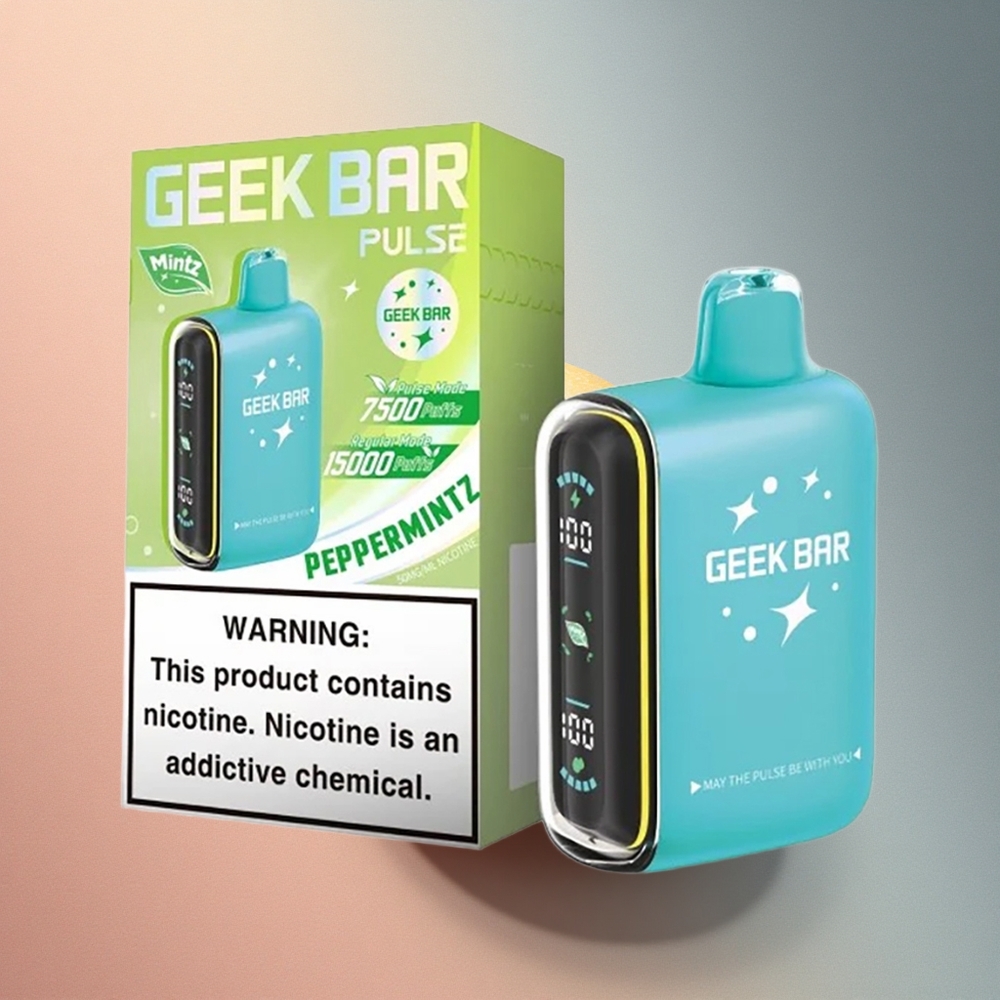 GEEK BAR Pulse 15000 Puffs Mündi Väljaanne 5% nikotiini 650 mAh