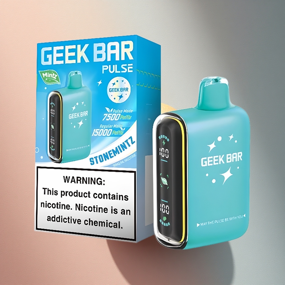 GEEK BAR Pulse 15000 Puffs Mündi Väljaanne 5% nikotiini 650 mAh