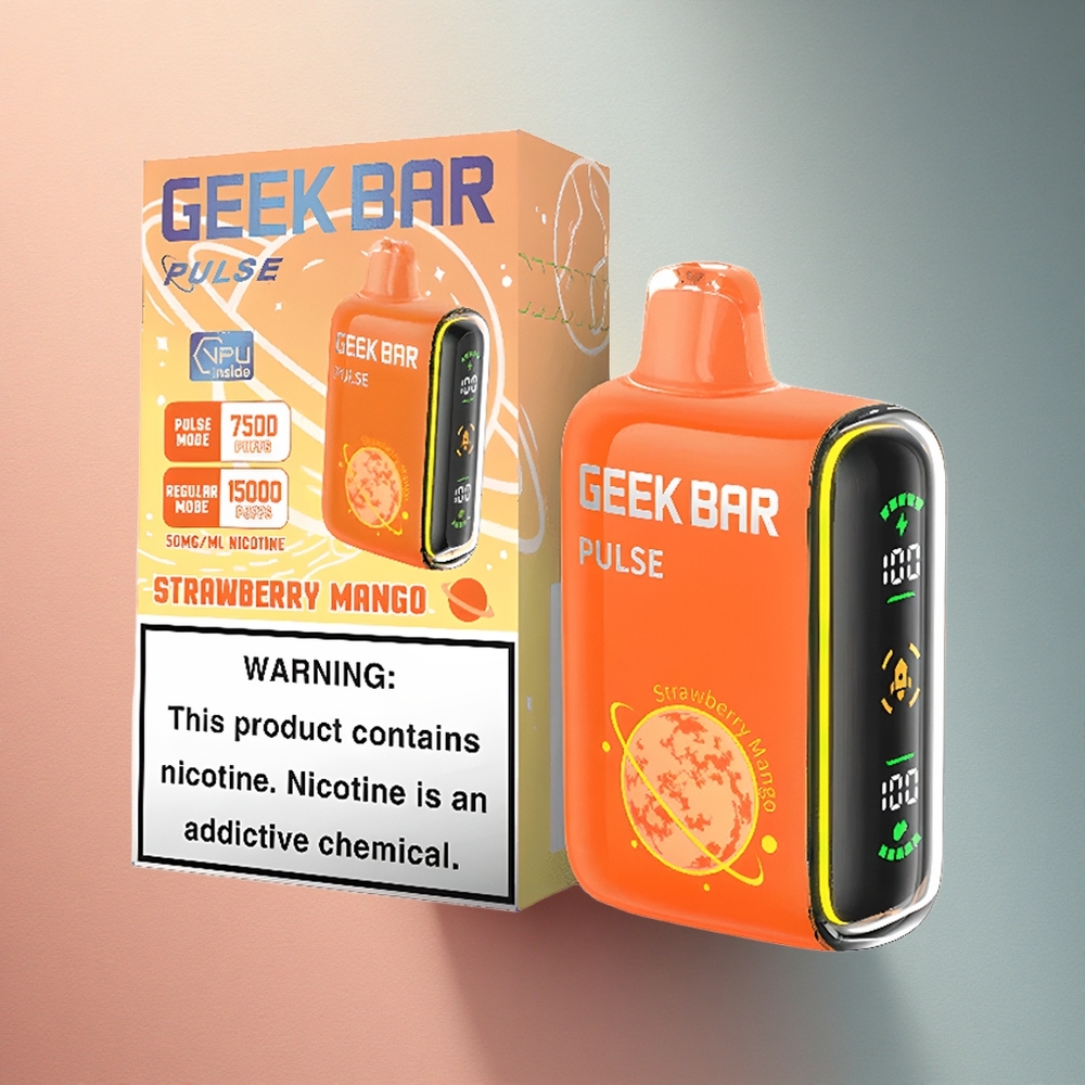 GEEK BAR Pulse 15000 Puffs Planedi Versioon 16ML Nikotiiniga 650mAh