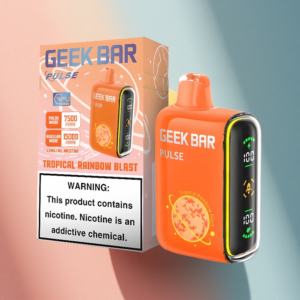 GEEK BAR Pulse 15000 Puffs Planedi Versioon 16ML Nikotiiniga 650mAh