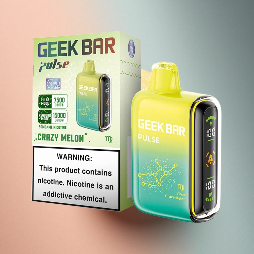 GEEK BAR Pulse 15000 Puffs Sodiaagiväljaanne 16ML Nikotiiniga 650mAh