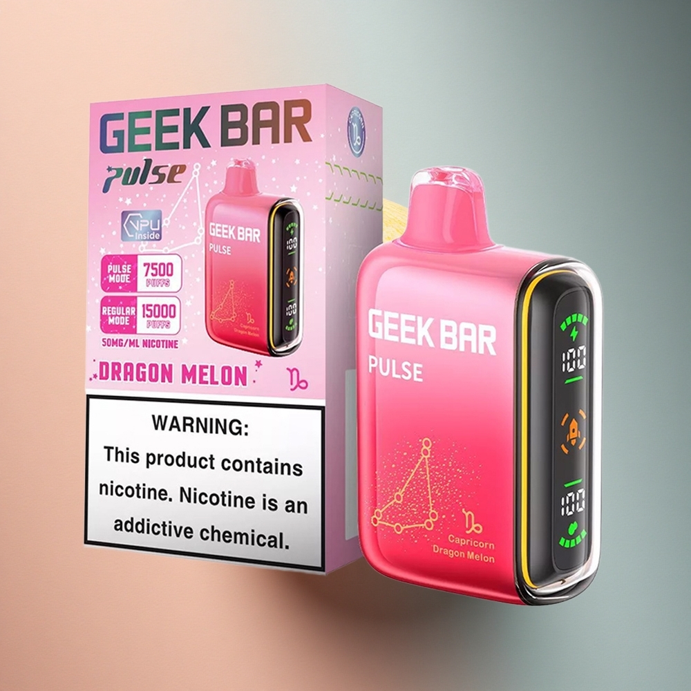 GEEK BAR Pulse 15000 Puffs Sodiaagiväljaanne 16ML Nikotiiniga 650mAh