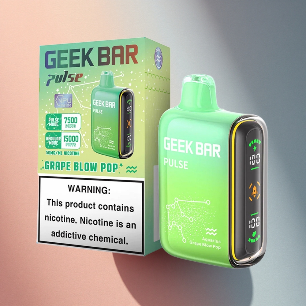 GEEK BAR Pulse 15000 Puffs Sodiaagiväljaanne 16ML Nikotiiniga 650mAh