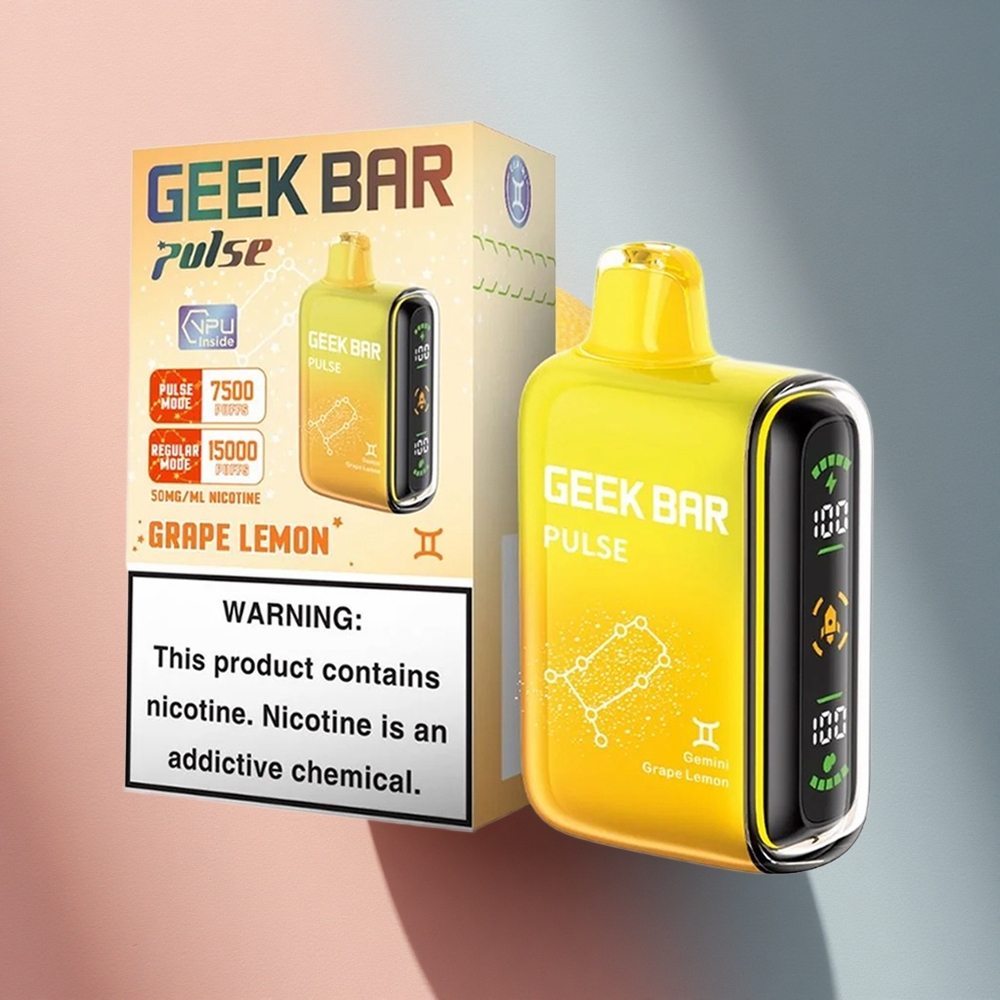 GEEK BAR Pulse 15000 Puffs Sodiaagiväljaanne 16ML Nikotiiniga 650mAh